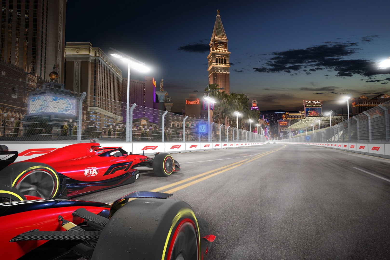 Breaking Las Vegas To Host Formula 1 Night Race on 3.8Mile Street