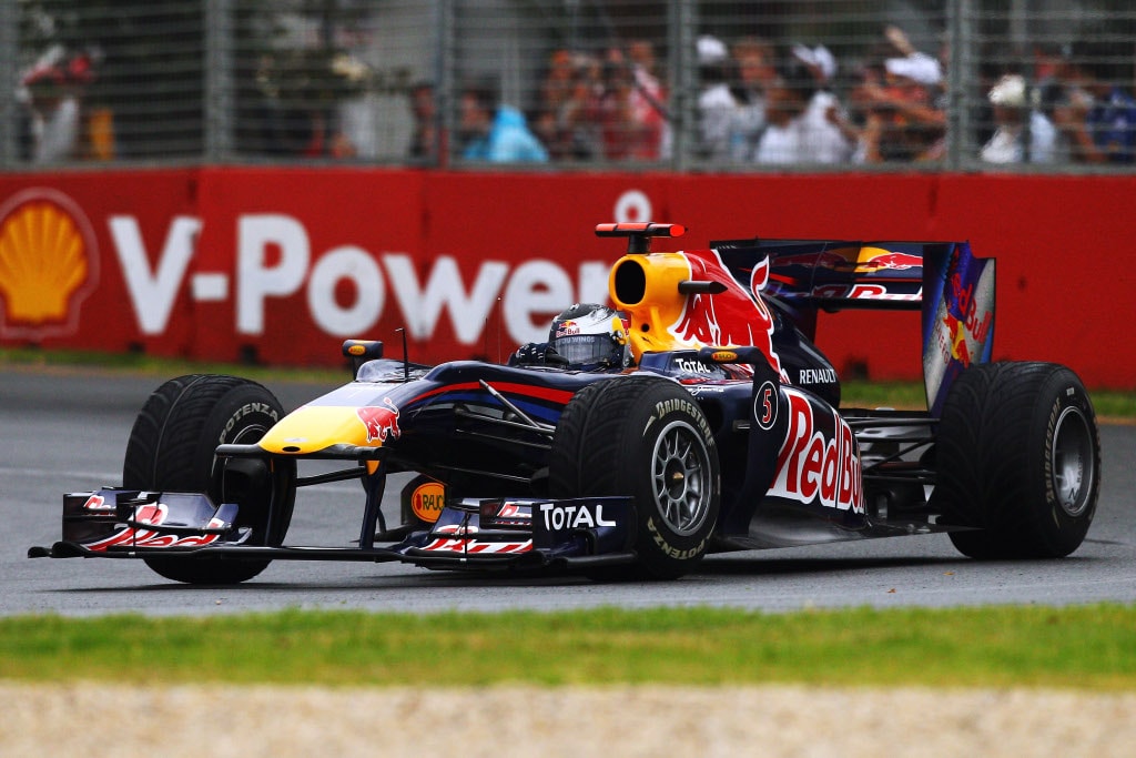 Sebastian Vettel during the Aussie GP