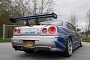 "Brian O'Conner's" 450-HP Nissan R34 Skyline GT-R Visits Europe, Gets Playful