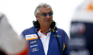 Briatore Spotted in the Paddock at Silverstone