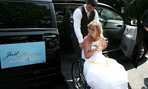 Bride in Wheelchair Receives Special Needs Sienna Van from Toyota