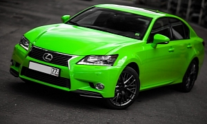 Bright Green Lexus GS Is the Poison Ivy