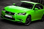 Bright Green Lexus GS Is the Poison Ivy