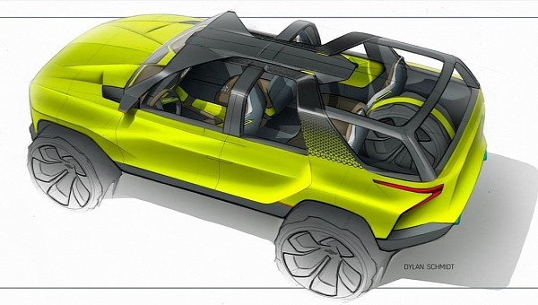 GM Design Off-Road SUV CGI sketch