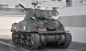 Bring a Giant Trailer: 1943 Sherman M4A1 Grizzly Tank for Sale