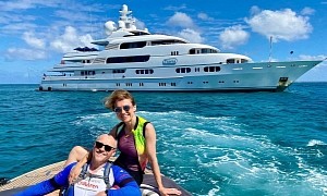 British Billionaire Celebrates Personal Good News Onboard His Spectacular Superyacht