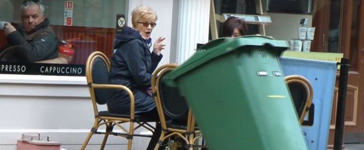 British DIY Man Builds R/C Trash Can with Cute Face