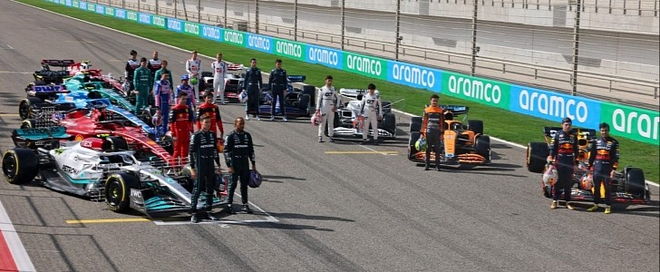 F1 Drivers on the Grid 