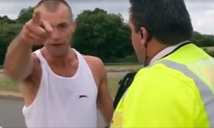 British Police Officers Show Incredible Restraint Dealing with Mad Driver