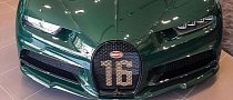 British Racing Green Bugatti Chiron Sport Shows Amazing Spec, Has Cozy Interior