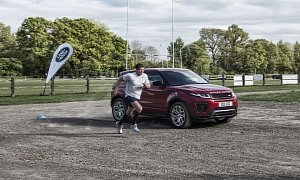 British Rugby Star Owen Farrell Allows Himself to Be Beaten by an Evoque