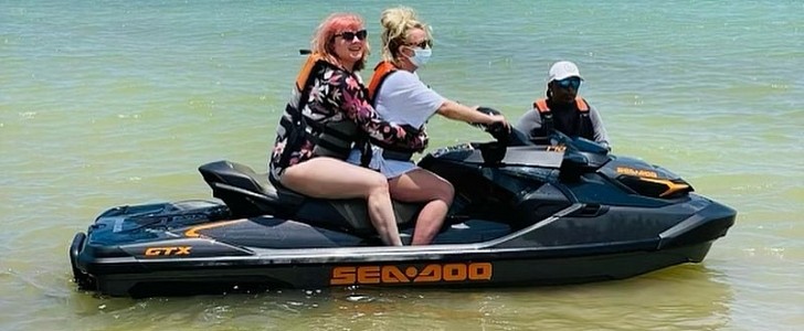 Britney Spears on Sea-Doo Watercraft