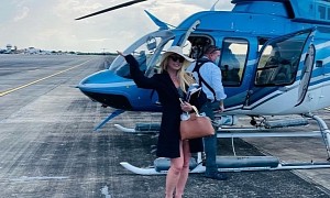 Britney Spears’ Vacation Includes a Private Helicopter Ride, Because Why Not?