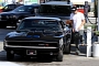 Brody Jenner Fills Up His Dodge Charger