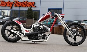 Broken Back Harley-Davidson Radical Over 26 Is All About Wheel Play