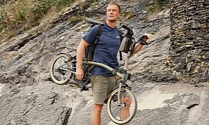 Brompton Teams Up With Bear Grylls To Build a Folding Bike for Adventure and Exploration