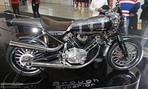 Brough Superior SS100 Unveiled at EICMA with Harley Daymaker Headlight <span>· Live Photos</span>