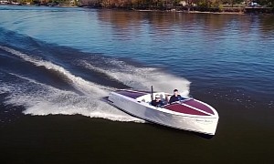 Bruce 22 Electric Boat Sets New Speed Record, Flies on the Water at 49 MPH