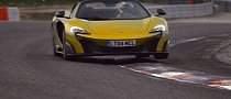 Bruno Senna Drifts 675LT Spider in a Funny Coat to Celebrate McLaren Selling It Out in 2 Weeks