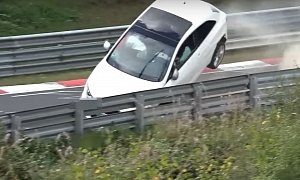 Brutal SEAT Ibiza Nurburgring Crash Looks Like ABS Failure