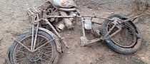 BSA M20 Bike Found Buried in a Backyard After 70 Years