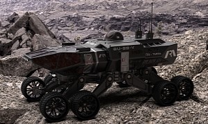 BU-99-Y Exo-Planet Rover Study Is a Modular Machine Designed for Alien Planets