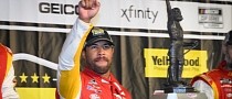 Bubba Wallace Wins His First NASCAR Race in Rain at Talladega Speedway