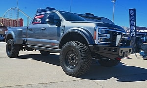 Buckstop Truckware's Single Rear-Wheel Converted F-450 Stole the Show at the Mint 400