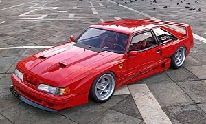 Budget Ferrari F40 Is Actually a Ford Mustang Fox Body with a Twist