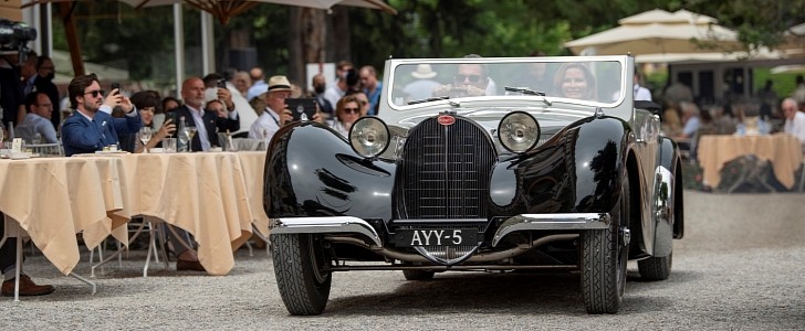 Bugatti 57 S Is the Impressive Winner of the Concorso d'Eleganza Villa d'Este 2022