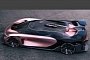 Bugatti "Arrow" Concept Looks Fit for Le Mans Hypercar Racing Class