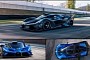 Bugatti Bolide Prototype Hits the Track in Naked Carbon Fiber