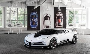 Bugatti Centodieci Leaked before Pebble Beach, Looks Like Rumored EB110 Tribute