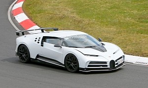 Bugatti Centodieci Looks Like a ‘90s Video Game Supercar on the Nurburgring