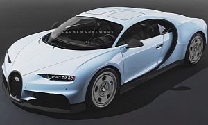 Bugatti Chiron Base Spec Rendered as $2 Million Bargain, Has Steel Wheels