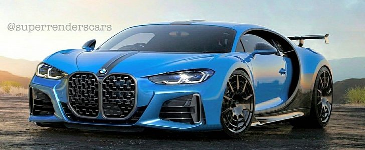 Bugatti Chiron BMW 4 Series Coupe Face Swap Is Super-Troll