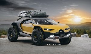 Bugatti Chiron Digitally Turned Into An Off-Road SUV