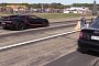 Bugatti Chiron Drag races 1,300 HP Audi S4 Sleeper, Trampling Follows
