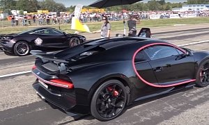 Bugatti Chiron Drag Races McLaren 720S in Germany, Gets Surprised