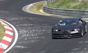 Bugatti Chiron Flies on Nurburgring, Testing New Tires for 280 MPH Upgrade?