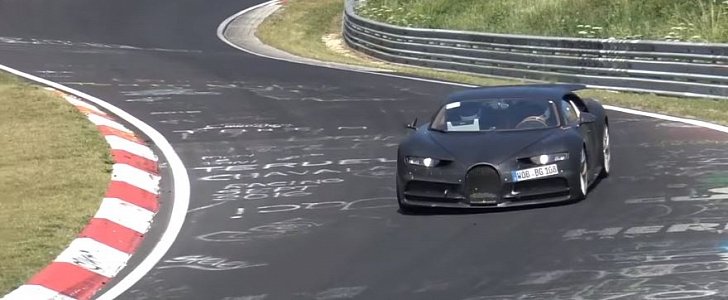 Bugatti Chiron Flies on Nurburgring