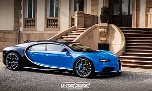 Bugatti Chiron Four-Door Rendered as the Sedan Bugatti CEO Wants to Build