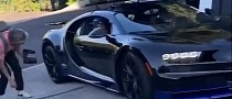 Bugatti Chiron Gets a Belly Rub From the Road, Leaves Some of Its Magic Dust Behind