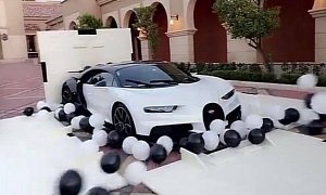 Update: Bugatti Chiron Gets "Unboxed," Looks Like a Panda