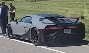 Bugatti Chiron Pur Sport Makes for Very Expensive Fender Bender