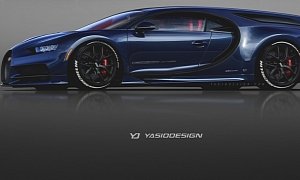 Bugatti Chiron Shooting Brake Rendering Looks Like a One-Off Saudi Prince Dream