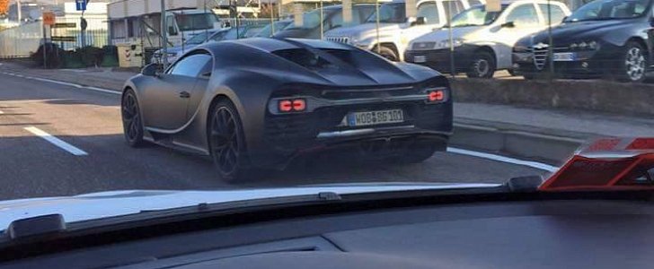 Bugatti Chiron Spied in Production-Ready Form