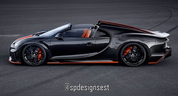 Bugatti Chiron Super Sport 300+ Roadster Looks Majestic