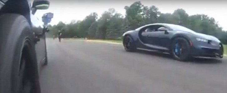 Bugatti Chiron vs. Tuned Nissan GT-R Drag Race