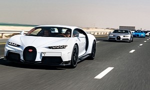 Bugatti Convoy Storms the Middle East in Spectacular Owners Drive Event